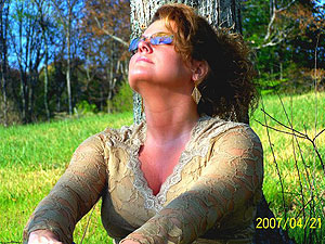 Sinnliche Frau im bersten Alter